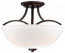  4962-284 - 3 LIGHT SEMI FLUSH MOUNT