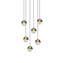  2915.14-SML - 6-Light Round Small LED Pendant