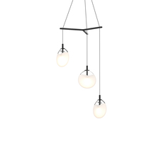  2995.25W-SML - Small 3-Light Tri-Spreader LED Pendant