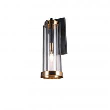  WS1111-1AB/BK - Wall Sconce Aged Brass/Black