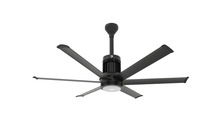 Big Ass Fans  MK-I61-051806A728I12S2 - Ceiling Fan Kit, i6, 60", 100-277V/1PH, WiFi/BLE, Indoor, 0.05HP, 125W, Universal Mount
