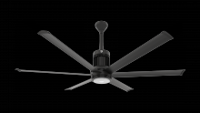  MK-I61-061806A728I12S2 - Ceiling Fan Kit, i6, 72", 100-277V/1PH, WiFi/BLE, Indoor, 0.05HP, 125W, Universal Mount