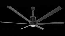  MK-I61-071806A728I12S2 - Ceiling Fan Kit, i6, 84", 100-277V/1PH, WiFi/BLE, Indoor, 0.05HP, 125W, Universal Mount