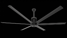  MK-I61-081806A728I12 - Ceiling Fan Kit, i6, 96", 100-277V/1PH, WiFi/BLE, Indoor, 0.05HP, 125W, Universal Mount