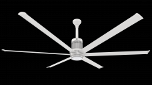  MK-I61-081806A729I12S2 - Ceiling Fan Kit, i6, 96", 100-277V/1PH, WiFi/BLE, Indoor, 0.05HP, 125W, Universal Mount