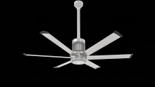  MK-I61-051806A727I24S2 - Ceiling Fan Kit, i6, 60", 100-277V/1PH, WiFi/BLE, Indoor, 0.05HP, 125W, Universal Mount