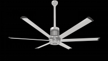  MK-I61-061806A727I24 - Ceiling Fan Kit, i6, 72", 100-277V/1PH, WiFi/BLE, Indoor, 0.05HP, 125W, Universal Mount