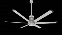  MK-I61-061806A727I24S2 - Ceiling Fan Kit, i6, 72", 100-277V/1PH, WiFi/BLE, Indoor, 0.05HP, 125W, Universal Mount