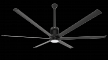  MK-I61-081806A728I24S2 - Ceiling Fan Kit, i6, 96", 100-277V/1PH, WiFi/BLE, Indoor, 0.05HP, 125W, Universal Mount