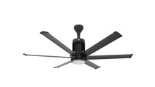 Big Ass Fans  MK-I61-051806A728I06S2 - Ceiling Fan Kit, i6, 60", 100-277V/1PH, WiFi/BLE, Indoor, 0.05HP, 125W, Universal Mount