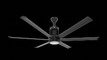  MK-I61-061806A729I06S2 - Ceiling Fan Kit, i6, 72", 100-277V/1PH, WiFi/BLE, Indoor, 0.05HP, 125W, Universal Mount