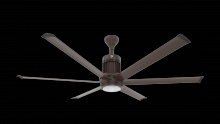  MK-I61-061906A730I06 - i6 Outdoor 72" Ceiling Fan, Universal Mount, App Pkg - Oil Rubbed Bronze, Ext Tube - 6"