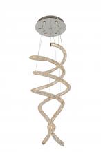 Allegri 11807-010-FR001 - Ravina 7 Light + LED Convertible Chandelier - Flush Mount
