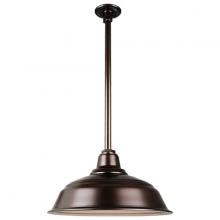  H-QSN15117-SA-145/QSN24ST3-145/QSNHDSMC-145 - 17" Ceiling Stem Light