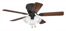  WC42ORB5C3F - 42" Wyman in Oil-Rubbed Bronze w/ Classic Walnut/Walnut Blades (3 Light)