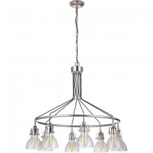  51228-PLN - State House 8 Light Chandelier in Polished Nickel