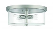  55684-SN - Hailie 4 Light Flushmount in Satin Nickel