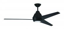  ACA56FB3 - 56" Acadian Indoor/Outdoor (Wet) in Flat Black w/ Flat Black Blades