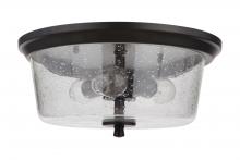  50283-FB - Tyler 3 Light Flushmount in Flat Black