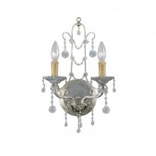  4612-SL - Paris Market 2 Light Silver Leaf Sconce