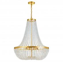  609-GA - Rylee 8 Light Antique Gold Chandelier