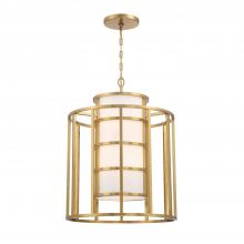  9597-LG - Brian Patrick Flynn Hulton 6 Light Luxe Gold Chandelier