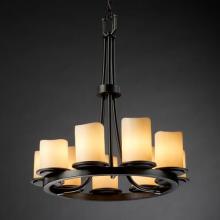  CNDL-8766-14-CREM-NCKL - Dakota 9-Light Ring Chandelier