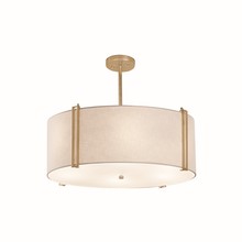  FAB-9512-WHTE-BRSS - Reveal 24" Drum Pendant