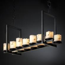  FAL-8769-10-MBLK - Dakota 14-Light Bridge Chandelier (Short)