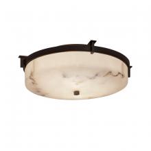 Justice Design Group (Yellow) FAL-8985-DBRZ - Era 16" Round Flush-Mount