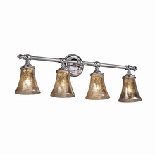 Justice Design Group (Yellow) FSN-8524-20-MROR-CROM - Tradition 4-Light Bath Bar