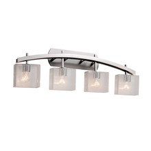 Justice Design Group (Yellow) FSN-8594-55-SEED-NCKL - Archway 4-Light Bath Bar