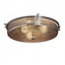 Justice Design Group (Yellow) FSN-8987-MROR-CROM - Era 21" Round Flush-Mount