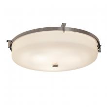 Justice Design Group (Yellow) FSN-8988-OPAL-CROM - Era 21" LED Round Flush-Mount