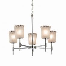  GLA-8410-16-WTFR-CROM - Union 5-Light Chandelier