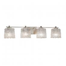 Justice Design Group (Yellow) GLA-8444-30-LACE-NCKL - Era 4-Light Bath Bar
