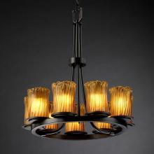  GLA-8766-16-CLRT-DBRZ - Dakota 9-Light Ring Chandelier