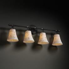 Justice Design Group (Yellow) ALR-8524-20-CROM - Tradition 4-Light Bath Bar