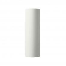 Justice Design Group (Yellow) CER-5409-BIS - Really Big ADA Tube Wall Sconce - Open Top & Bottom