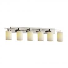 Justice Design Group (Yellow) CNDL-8706-10-CREM-NCKL - Aero 6-Light Bath Bar