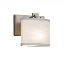 Justice Design Group (Yellow) FAB-8447-30-WHTE-NCKL - Era ADA 1-Light Wall Sconce