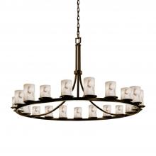  FAL-8716-10-DBRZ - Dakota 21-Light 1-Tier Ring Chandelier