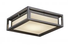  FSN-7629W-OPAL-NCKL - Bayview 12" LED Flush-Mount (Outdoor)