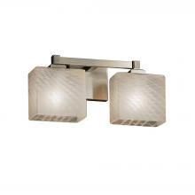  FSN-8432-55-WEVE-NCKL - Regency 2-Light Bath Bar