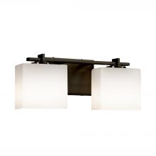 Justice Design Group (Yellow) FSN-8442-55-OPAL-DBRZ - Era 2-Light Bath Bar