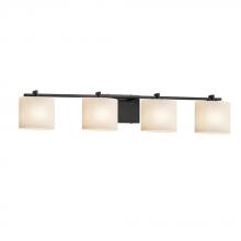  FSN-8444-30-OPAL-MBLK - Era 4-Light Bath Bar