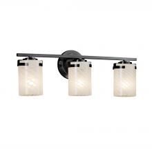  FSN-8453-10-WEVE-MBLK-LED3-2100 - Atlas 3-Light LED Bath Bar