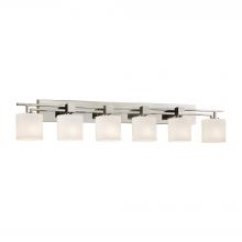 Justice Design Group (Yellow) FSN-8706-30-OPAL-NCKL - Aero 6-Light Bath Bar