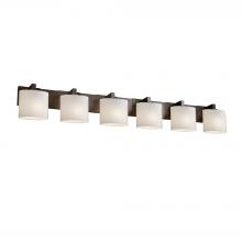  FSN-8926-30-OPAL-DBRZ - Modular 6-Light Bath Bar