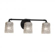  GLA-8463-26-CLRT-MBLK - Bronx 3-Light Bath Bar